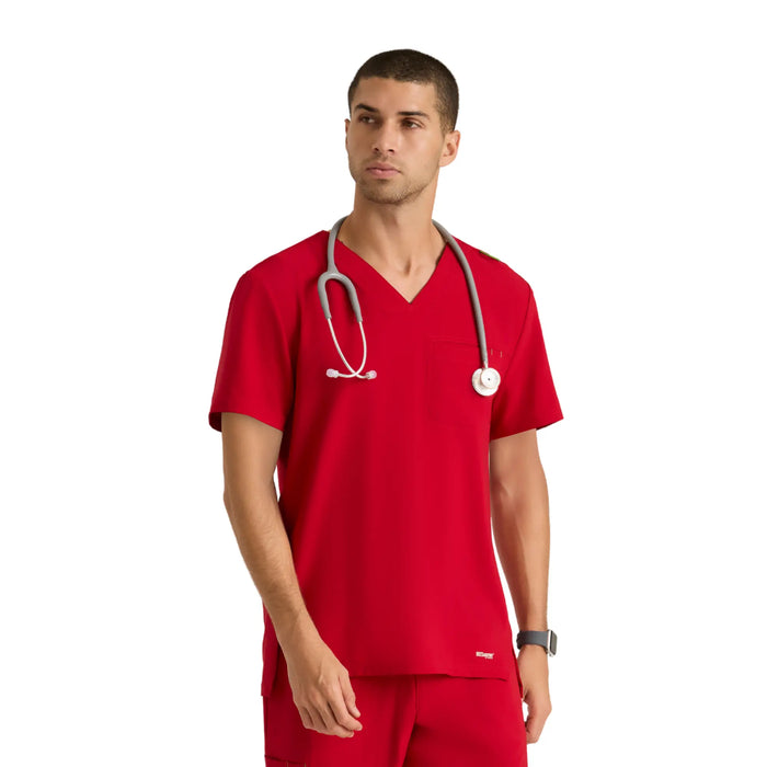 Prague - V-neck tunic - Men - Grey’s Anatomy Evolve Grey’s Anatomy  Red / XL
