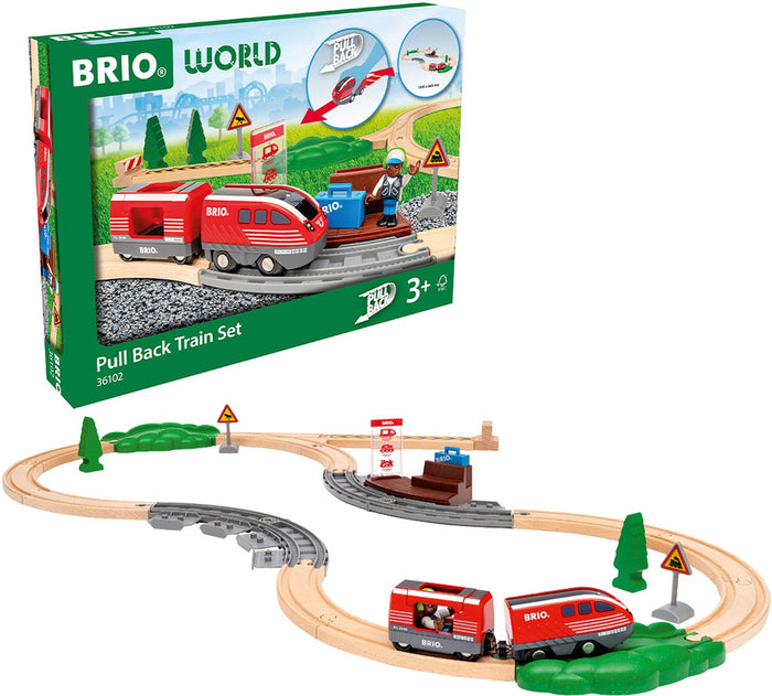 PULL BACK TRAIN SET BRIO