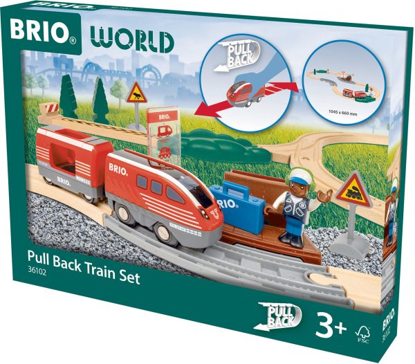 PULL BACK TRAIN SET BRIO