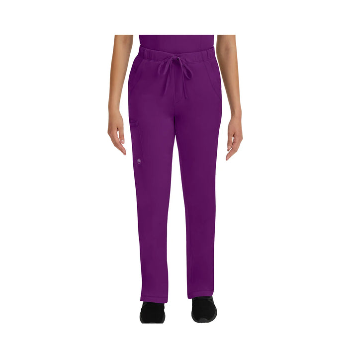 Rebecca - Drawstring Flared Pants - Women - Healing Hands - Color 1 Healing Hands  Eggplant / 3XL