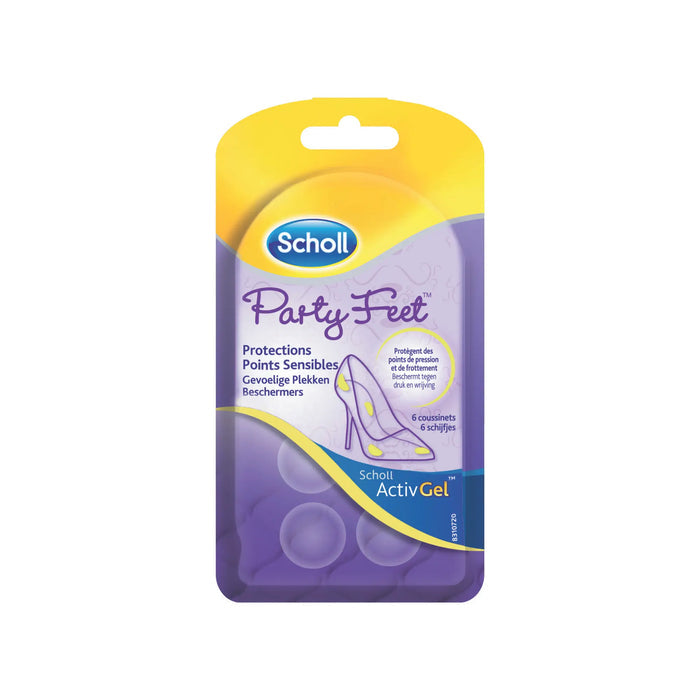 Shock-absorbing Gel Pads for Sensitive Points - 6 protections - Scholl Scholl