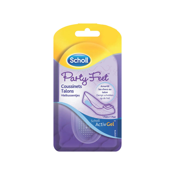 Shock-absorbing Gel Heel Pads - 1 pair - Scholl Scholl