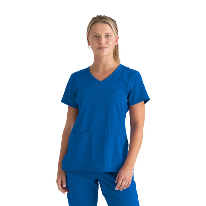 Serena - V-neck tunic - Women - Grey’s Anatomy Stretch Grey’s Anatomy  Royal Blue / XL