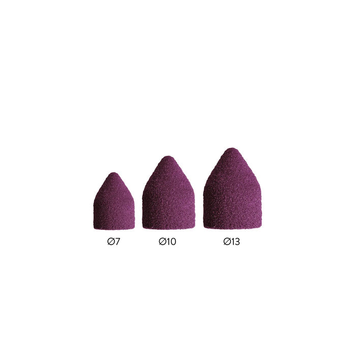 Colored Tip Caps SK-PODO X10 - Ø 7mm / 13mm - Medium or Coarse Grain - Lukas Podological Lukas Podological  Medium-7