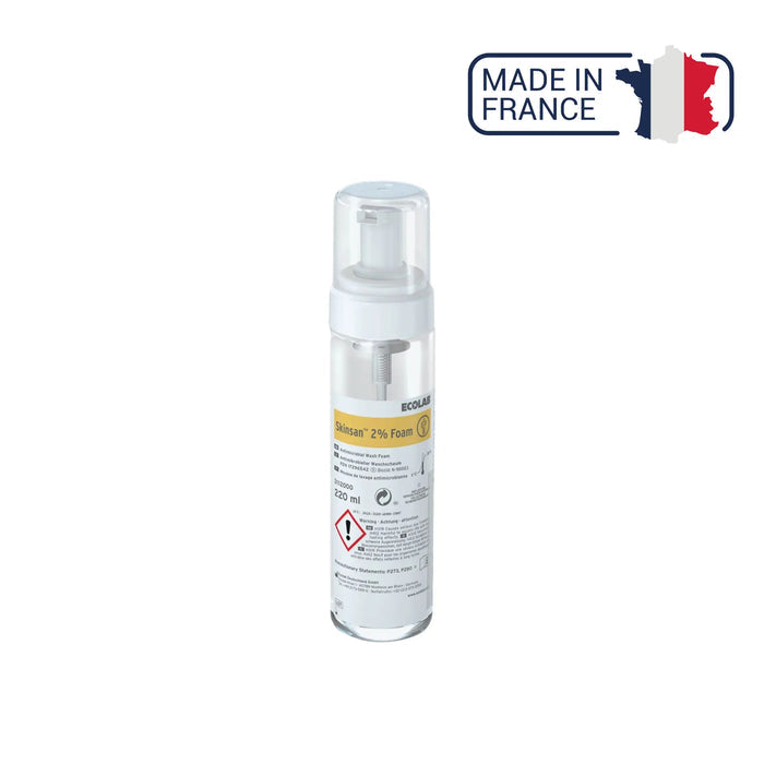 Skinsan 2% Foam - no-rinse antiseptic cleansing foam - 220 ml - Anios Anios