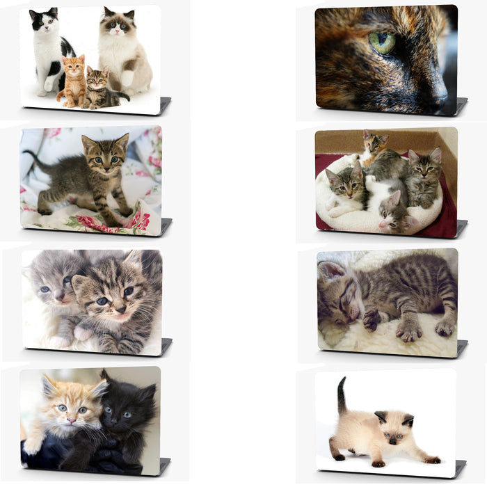Sleeping Kitten Vinyl Laptop Computer Skin Sticker Decal Wrap Macbook Various Sizes