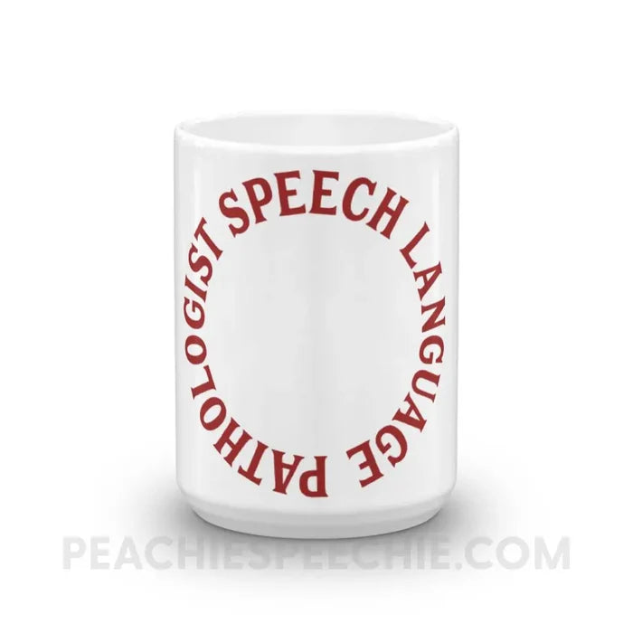 SLP Circle Coffee Mug - Mugs peachiespeechie.com