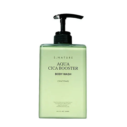 [S.NATURE] Aqua Cica Booster Body Wash 500ml - Ballagrio