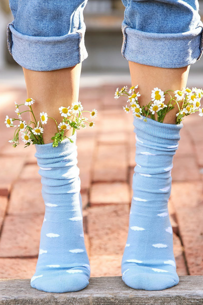 Conscious Step Socks that Support Mental Health - Blue