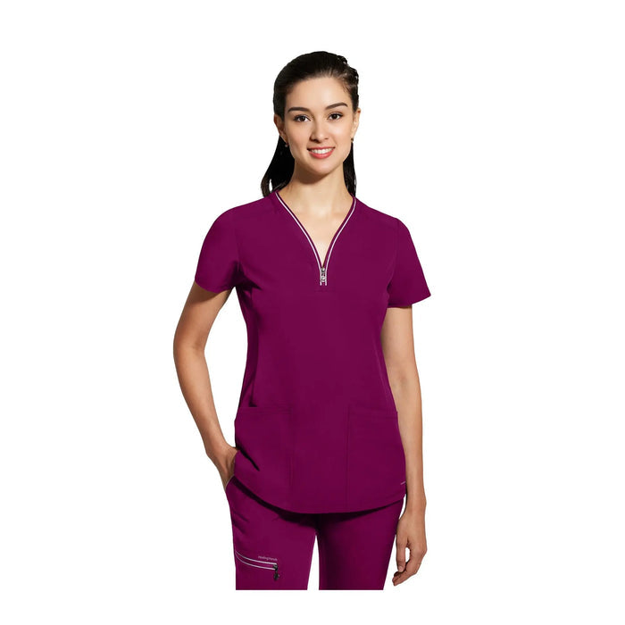 Sonia - Zipped V-neck tunic - Women - Healing Hands Healing Hands
