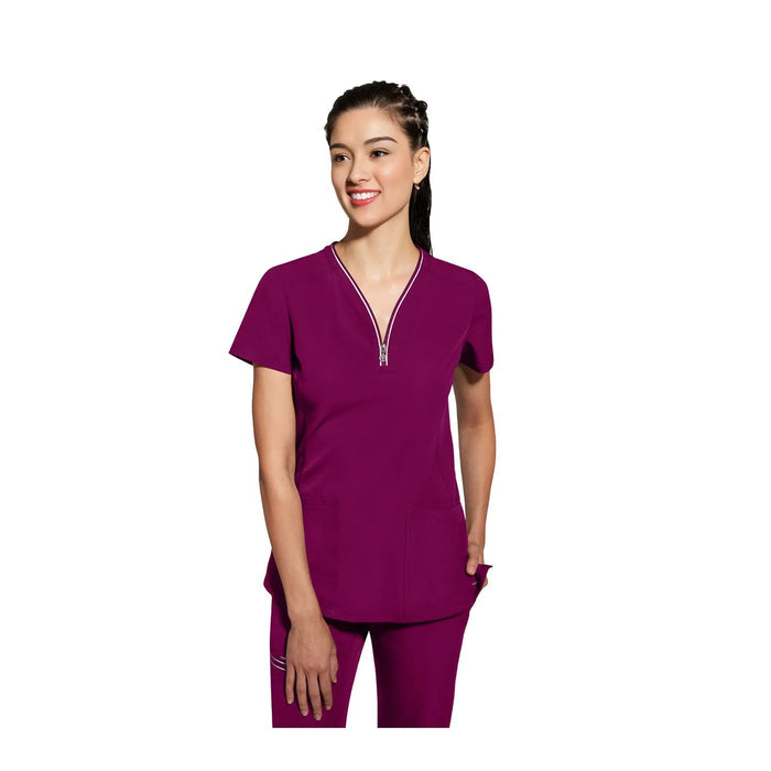 Sonia - Zipped V-neck tunic - Women - Healing Hands Healing Hands