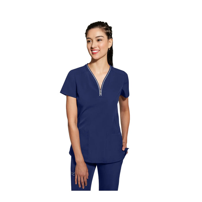 Sonia - Zipped V-neck tunic - Women - Healing Hands Healing Hands