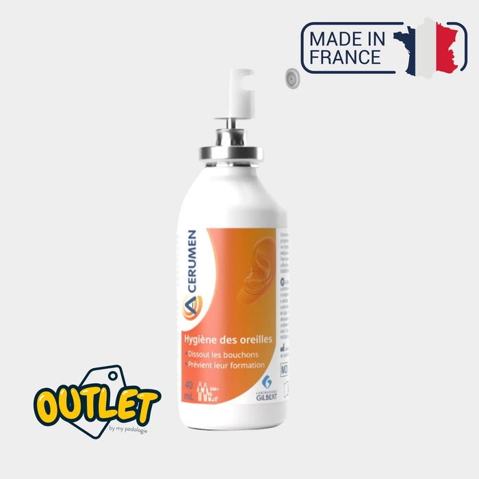 Spray Hygiène des oreilles - 40ml coloré - A-Cerumen // Date dépassée Laboratoires Gilbert
