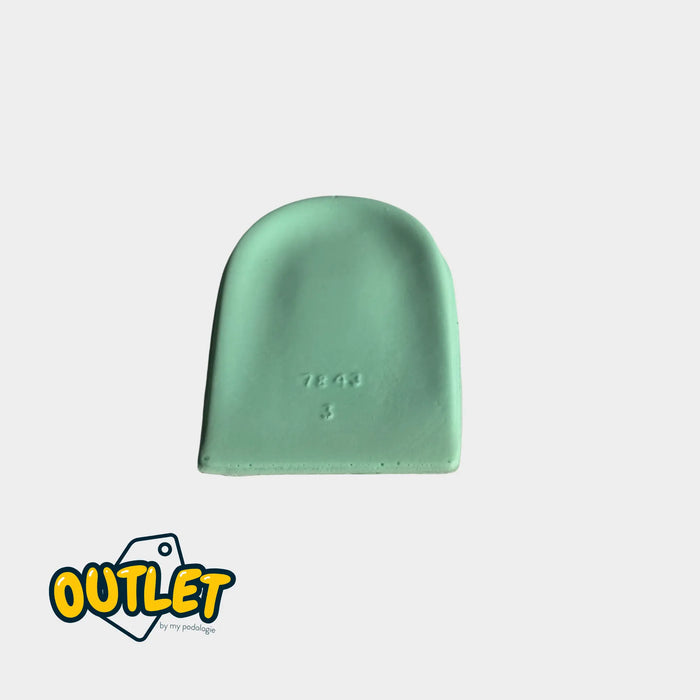 Talonnette en mousse latex avec léger rebord autour du talon - Lot de 20 // Fin de série My Podologie
