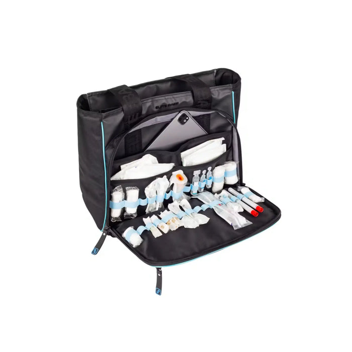 TECBAG technical bag for home - Gray / turquoise blue - Elite Bags Elite Bags