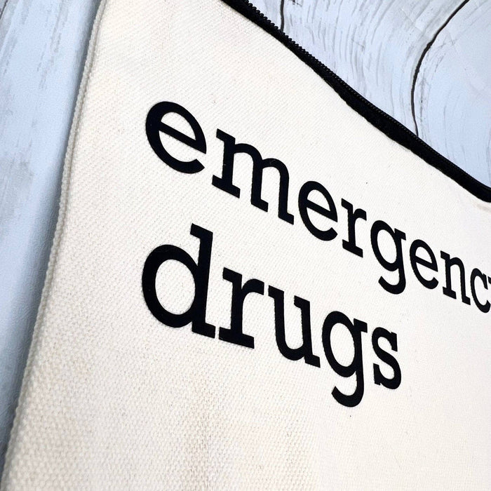 Three Black Cats Inc. - Emergency Drugs, Zipper Pouch