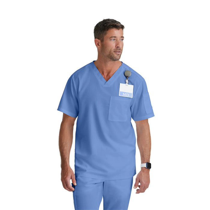 Toronto - Crossover V-neck tunic - Men - Grey’s Anatomy Grey’s Anatomy  Sky Blue / XL
