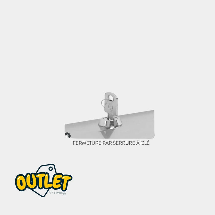 Wall dispenser - 400F Folded hand towels - Shiny stainless steel My Médical