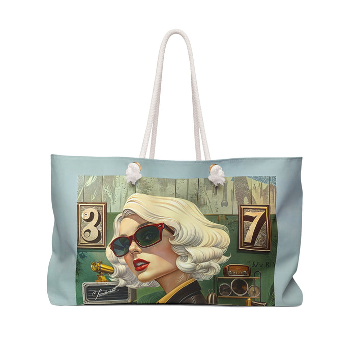 Weekender Tote Bag - Tool Time Blonde